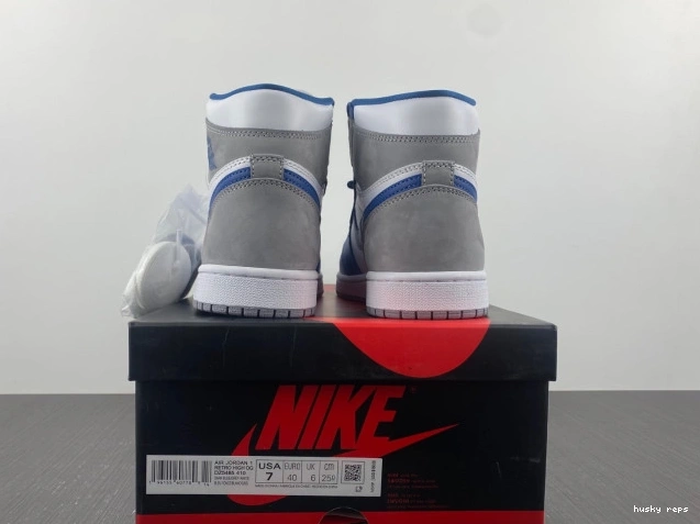 Cheap Husky Blue Air 1 OG DZ5485-410 Jordan High True 0723